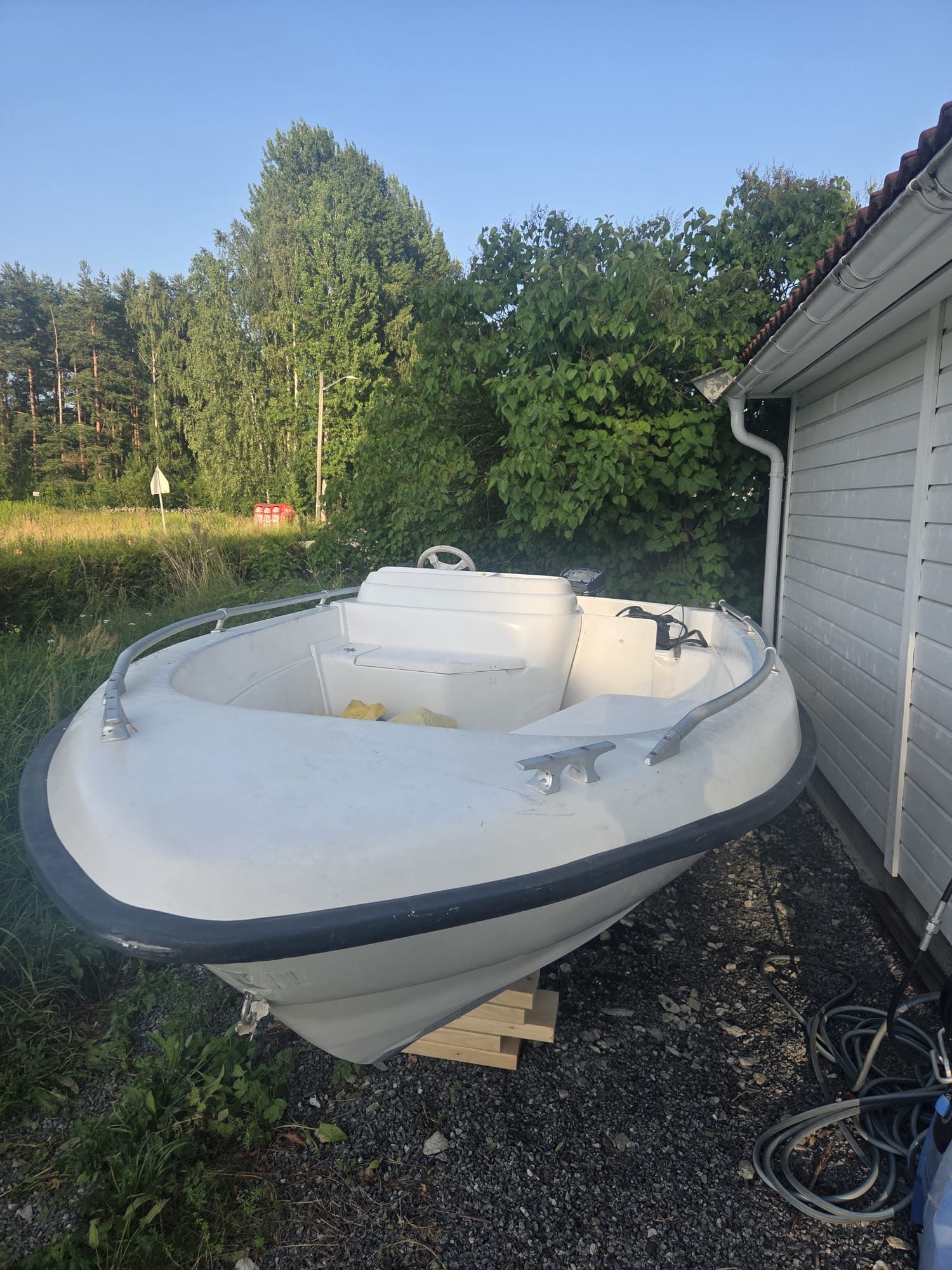 Båt som trengte praktisk løsning